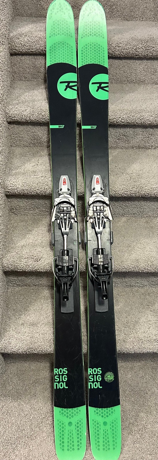 Rossignol Sin 7 180cms with 7tm telemark bindings