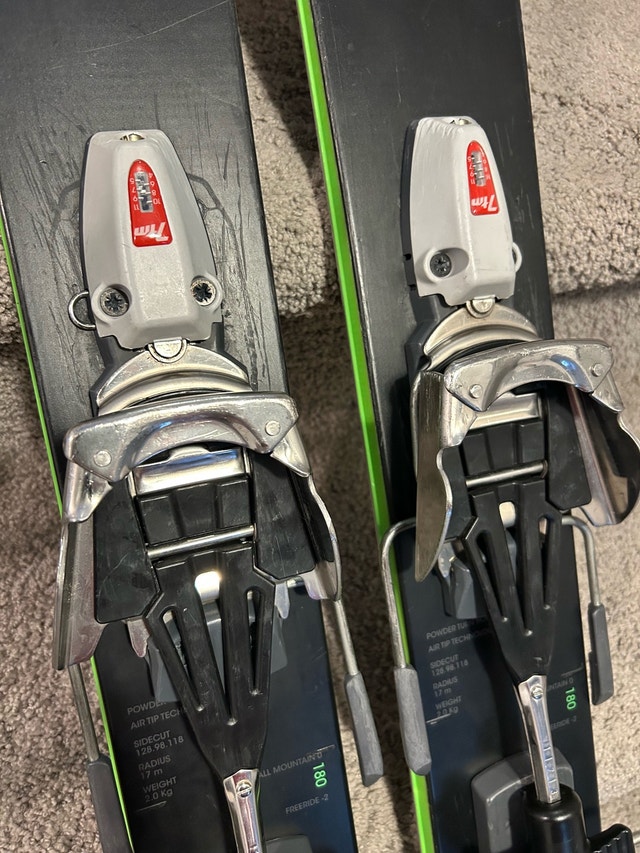 Rossignol Sin 7 180cms with 7tm telemark bindings - photo 4