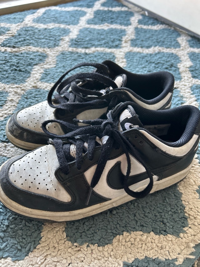 2 pairs of Nike Dunks youth Size 5 and 6 - photo 3