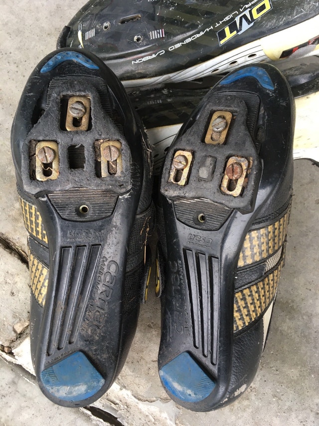 Two pairs of carbon road cycling shoes size 7.5 men’s - photo 2