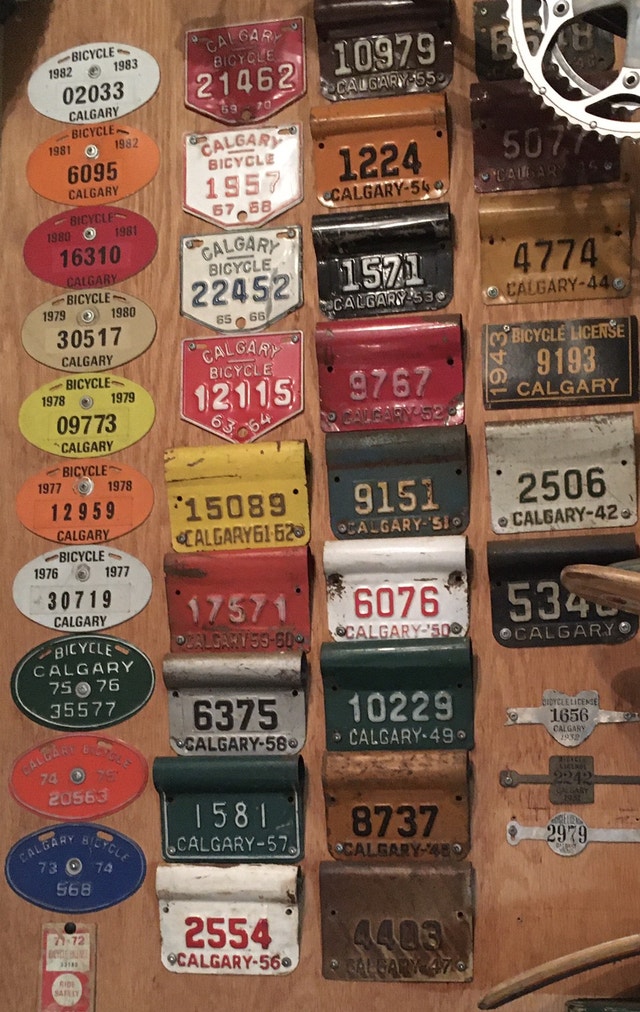 Wanted: Calgary BICYCLE License plates 1962 or Older