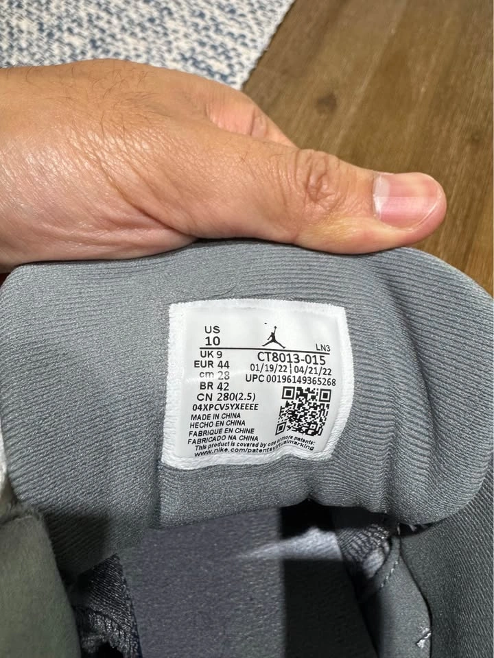 Jordan 12 Cool Grey US 10 mens - photo 5