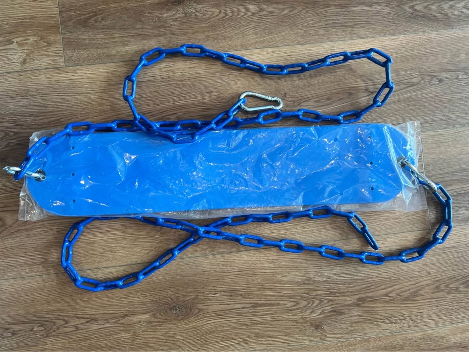 New Kids Swing Seat with Heavy-Duty Plastic-Coated Chains - photo 2