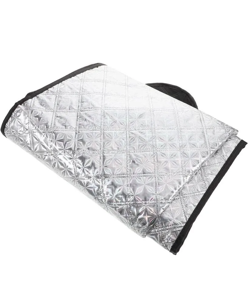 Car Shields Windshield Snow Cover Aluminum Film Silver image indicator(2)