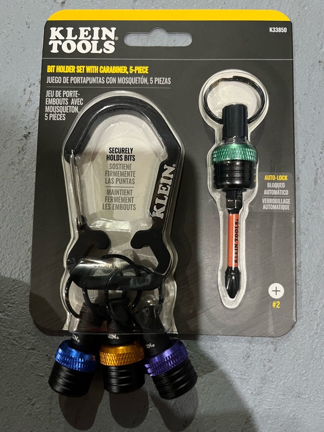 Klein Tools Bit Holder Set with Carabiner
