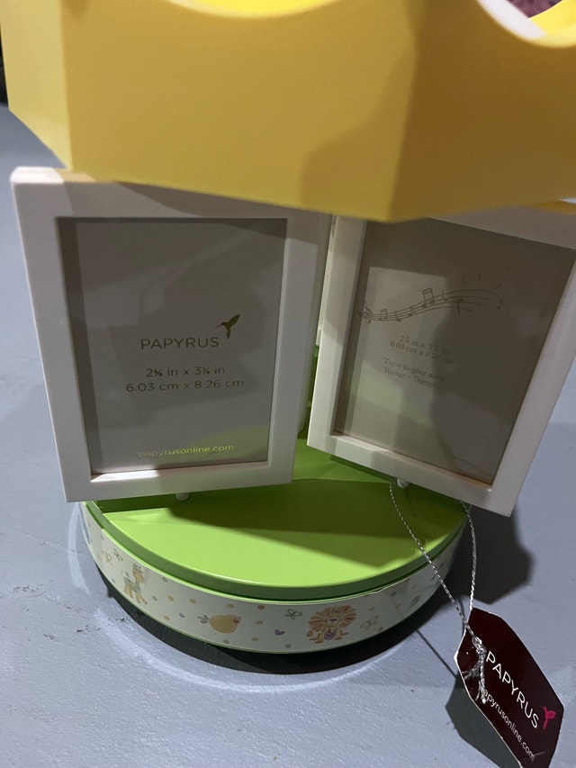 Papyrus Baby Picture Frame Carousel