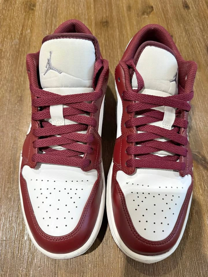 Air Jordan 1 Low Cherrywood Red/White/Cement Grey US 10