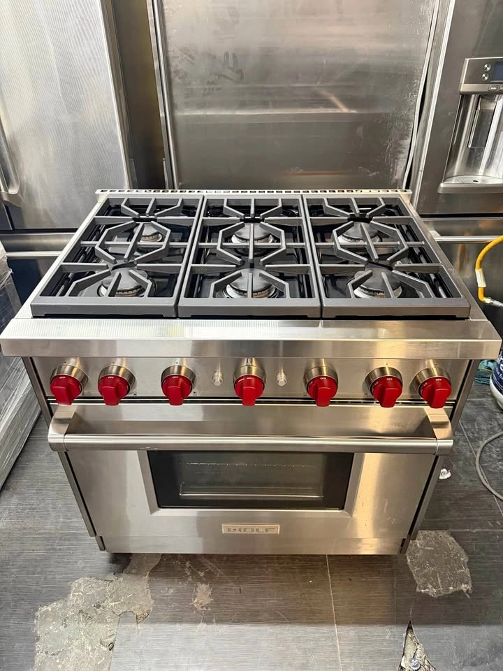 Stove wolf 36 wide 6 burners