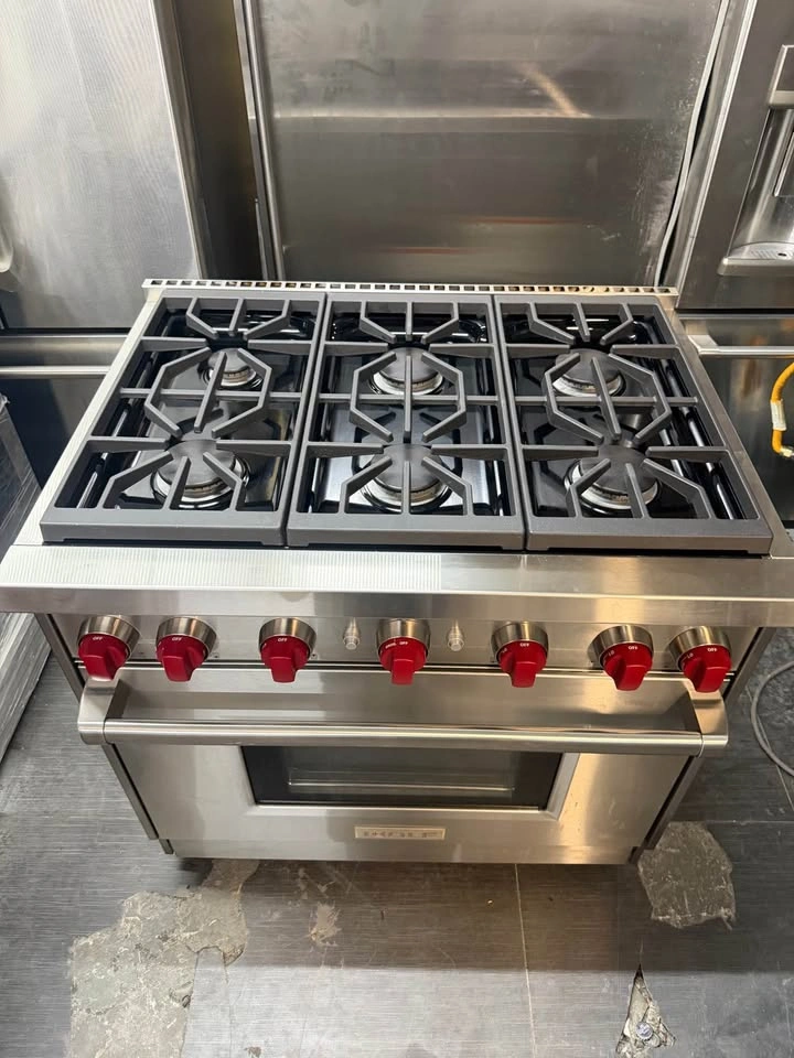 Stove wolf 36 wide 6 burners - photo 2
