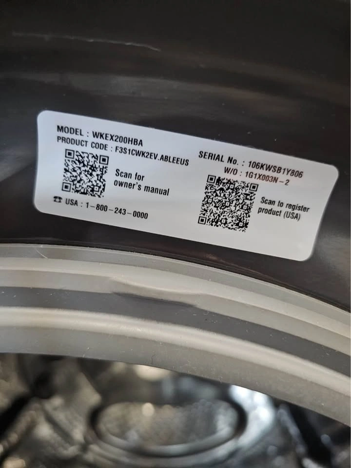 LG Washer and dryer electric 220 volt - photo 4