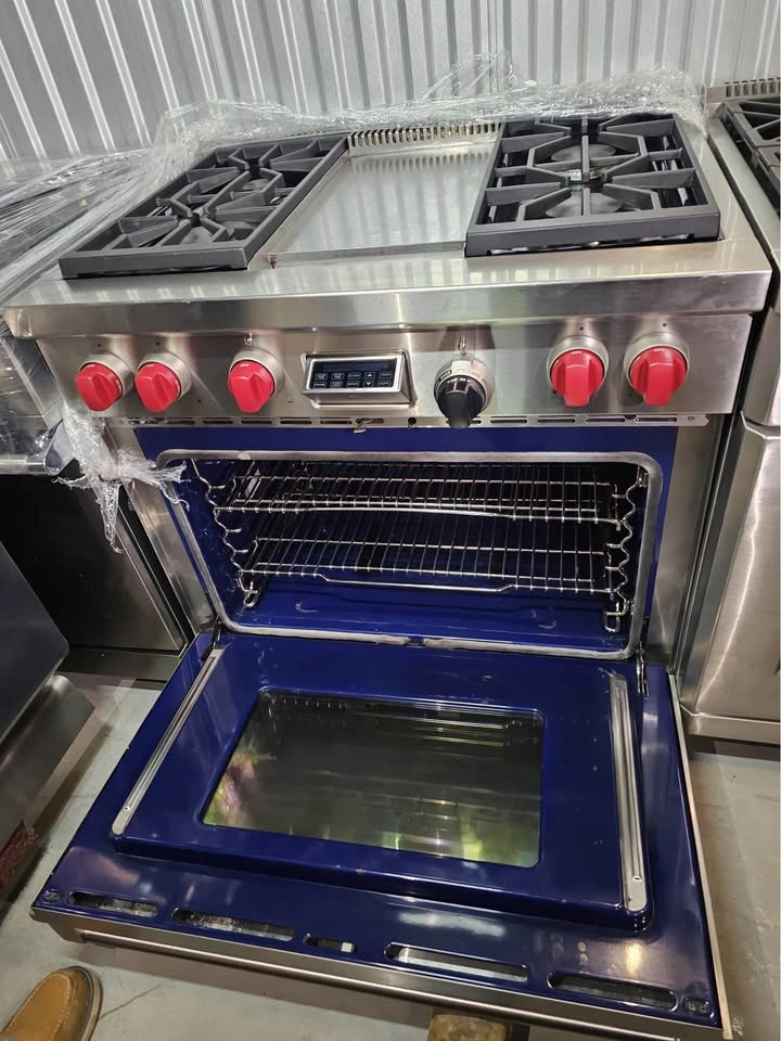 Wolf stove dual fuel 36 wide - photo 2