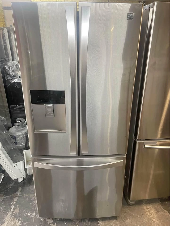 30 wide 3 door fridge Kenmore Silver