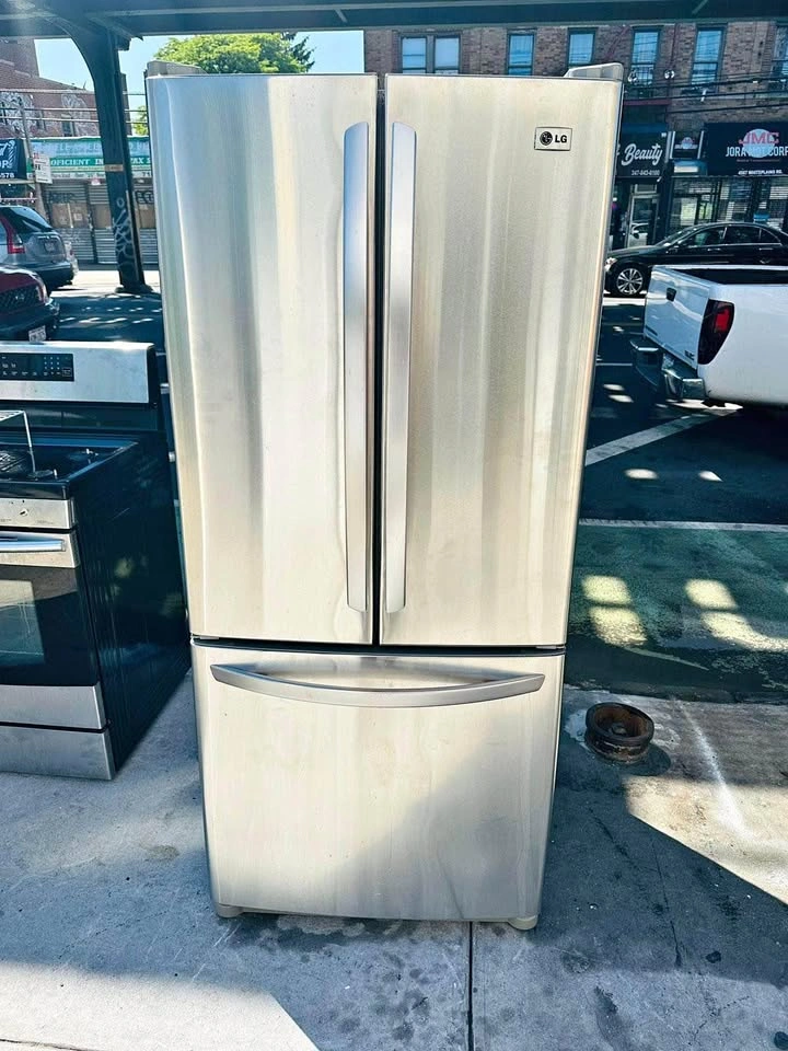LG refrigerator 3 doors 30 wide silver
