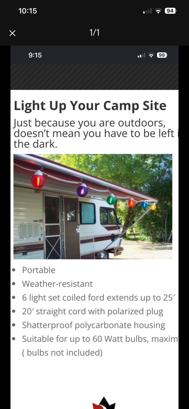RV Party Light Set