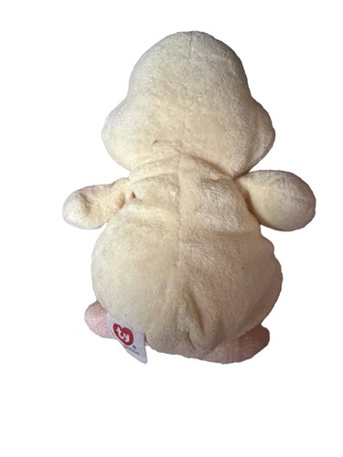 Ty Pluffies Puddles Duck Plush Yellow Pink TyLux Stuffed Toy 200 - photo 3