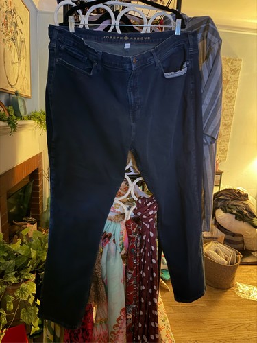 Joseph Abboud Mens Blue Straight Fit Jeans Pants 44x30 - photo 2