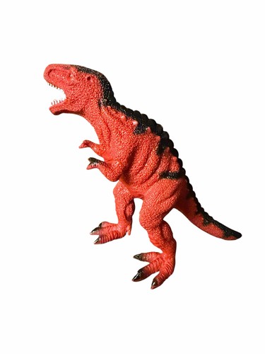 Toy Major T-Rex Red Black Tyrannosaurus Dinosaur Plastic Toy Fig - photo 2
