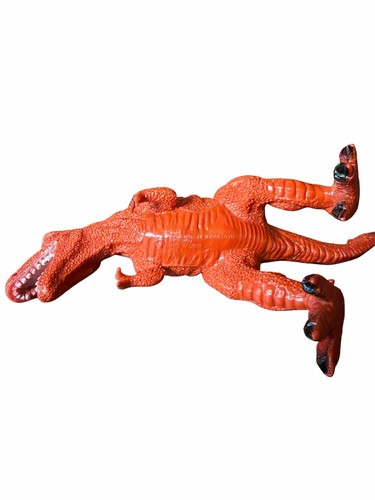 Toy Major T-Rex Red Black Tyrannosaurus Dinosaur Plastic Toy Fig - photo 3