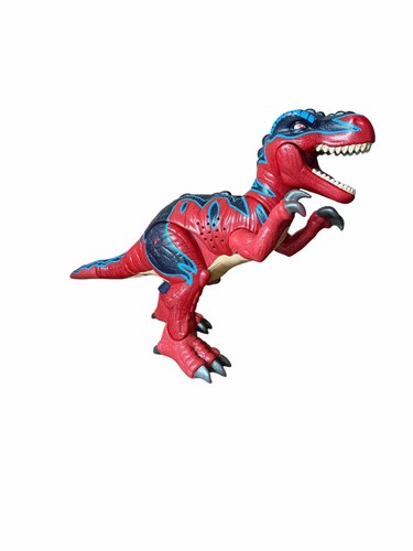 Mattel Imaginext 2004 Razor T-Rex Dinosaur Red Blue Black Roar T - photo 2