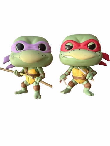 Funko Pop TMNT Donatello & Raphael Vinyl Figure Lot