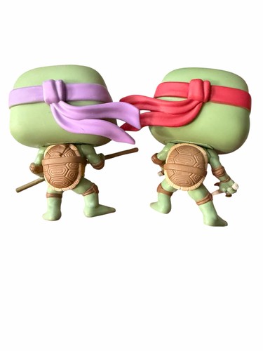 Funko Pop TMNT Donatello & Raphael Vinyl Figure Lot - photo 2