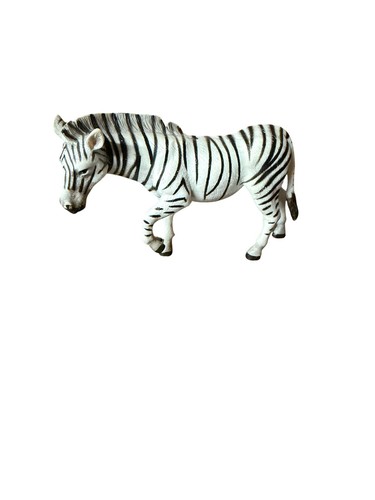 Schleich ZEBRA Retired 2008 Animal Figure Black White Stripe