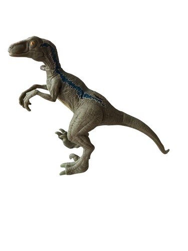JURASSIC WORLD Blue Legacy VELOCIRAPTOR Dinosaur Figure 2017 Mat