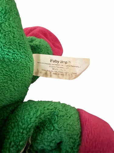 Barney and Friends Baby Bop Plush Green Dinosaur Triceratops Toy - photo 3