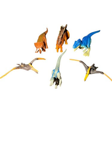 Jurassic World Park Dominion Minis Dinosaur Figure Toy Lot of 6