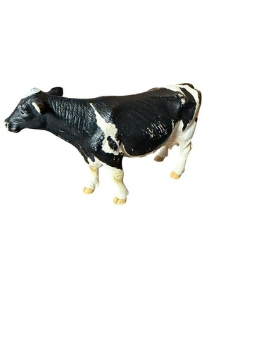 Schleich Holstein Cow Dairy Farm Figure 2007 Black White - photo 2