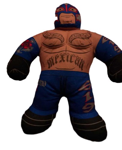 Mattel WWE Rey Mysterio 16" Brawlin Buddies Blue Plush