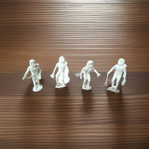 Vintage 1960's MPC Plastic Space Man Astronaut Toy Figure White