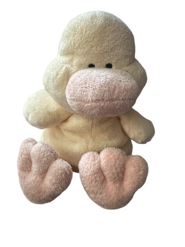 Ty Pluffies Ducky Duck PUDDLES 10" Floppy Plush Bean Bag Toy