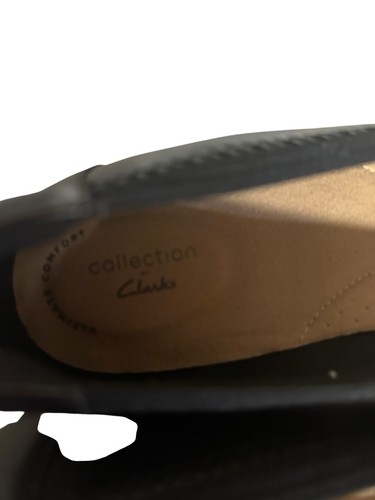 Clark's Collection Sara Bay Ballet Flats Women's 10 Black Leathe - photo 3