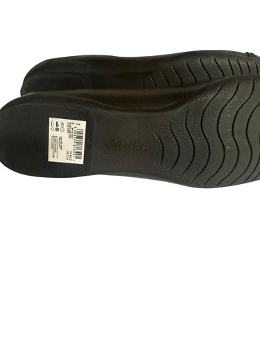 Clark's Collection Sara Bay Ballet Flats Women's 10 Black Leathe - photo 4