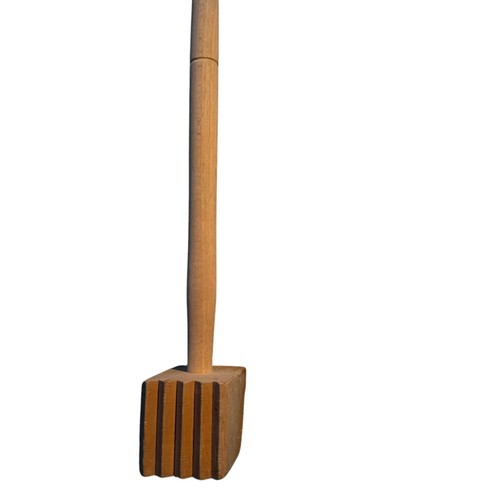Vintage Wooden Meat Tenderizer Hammer - photo 2