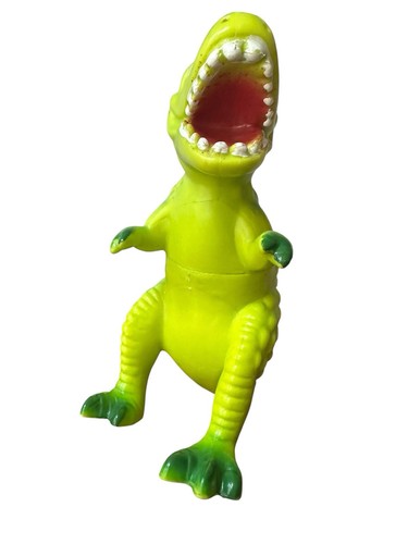 T Rex Dinosaur Green Blue Big Eyed Dino Transport Kid Connection
