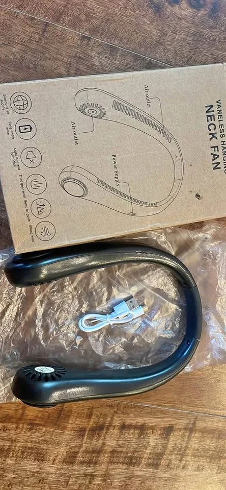 Portable Neck Fan, Hands Free Bladeless Fan thumbnail