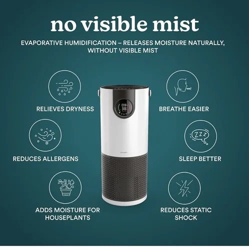 HoMedics 2-in-1 Cool Mist Humidifier & Air Purifier - photo 3
