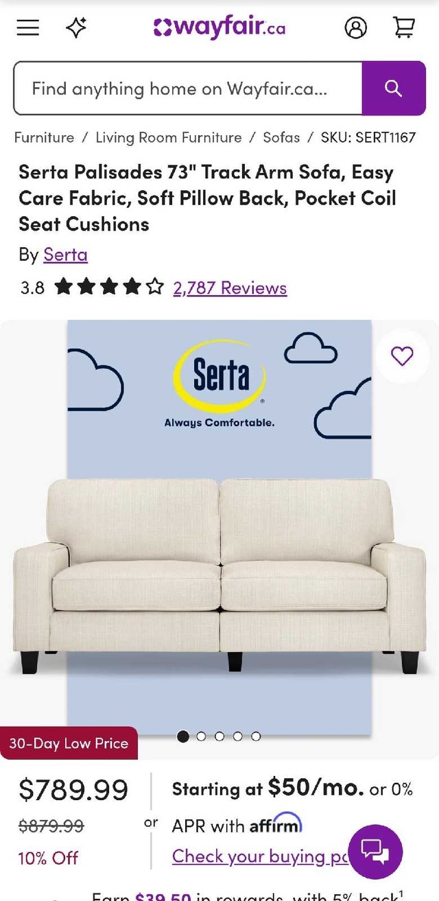 Serta Sofa - photo 5