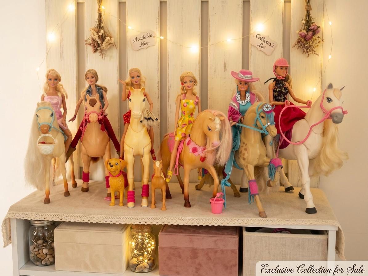 Collection original music dance Barbie horses and dolls