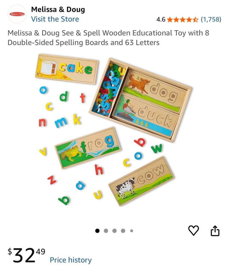 Melissa & Doug See & Spell Learning Toy - photo 2
