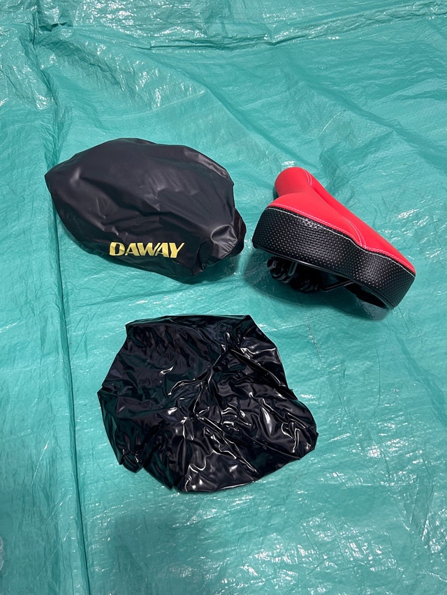 DAWAY Comfortable Padded Bike Seat | Red - photo 5