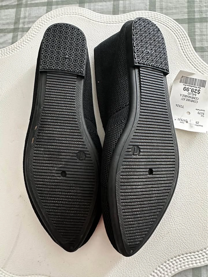 Tahari Pointed Toe Knit Flats - photo 3