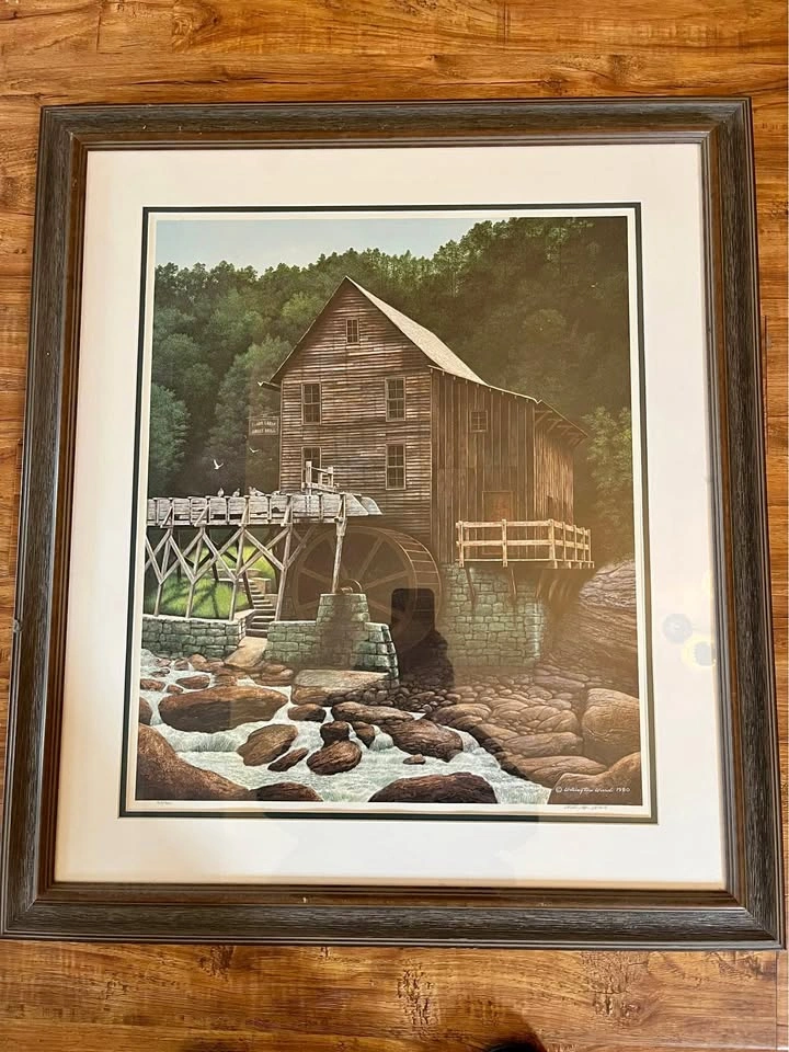 Wellington Ward Glade Creek Grist Mill Limited Edition Print