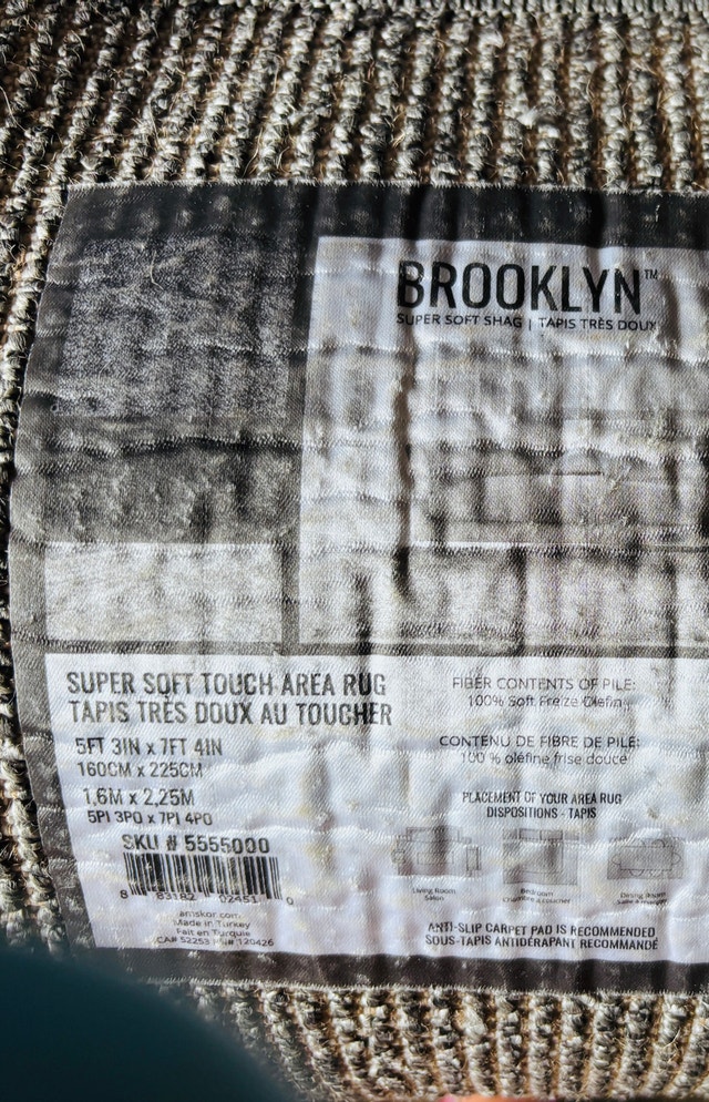 5x7 Brooklyn Shag Rug from Costco - photo 3