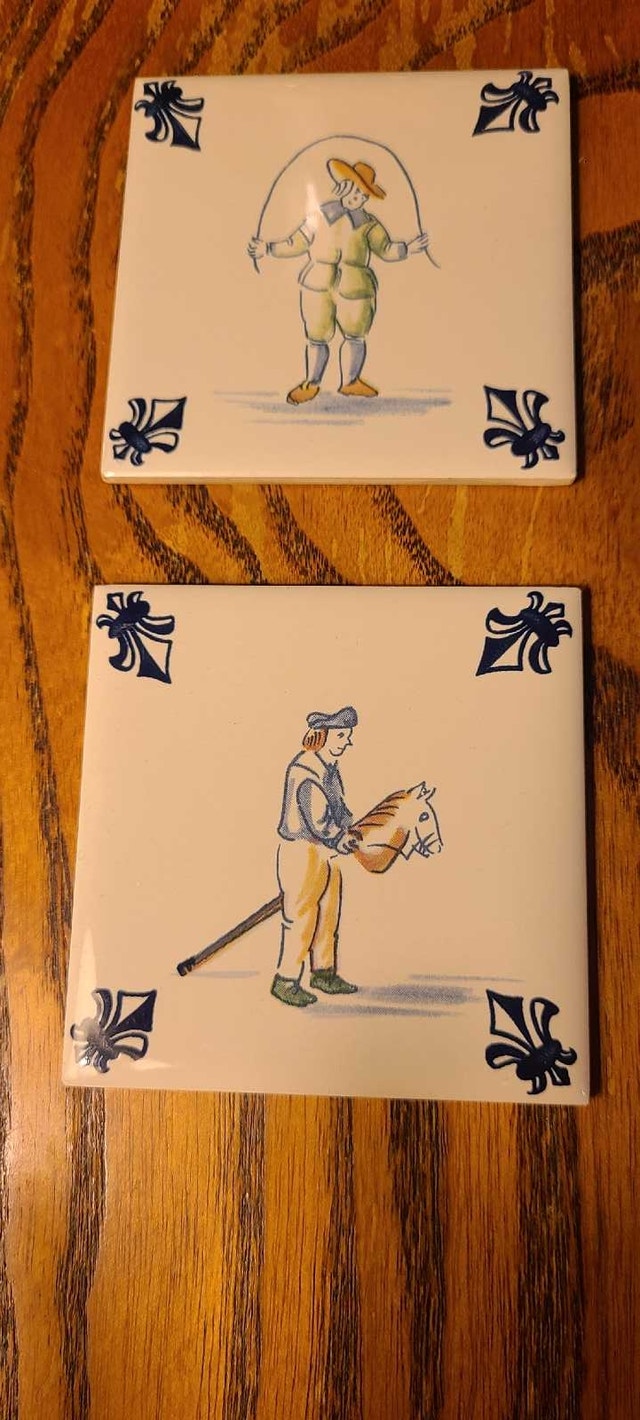 KLM Vintage Business Class Ceramic Drink Coaster Tiles