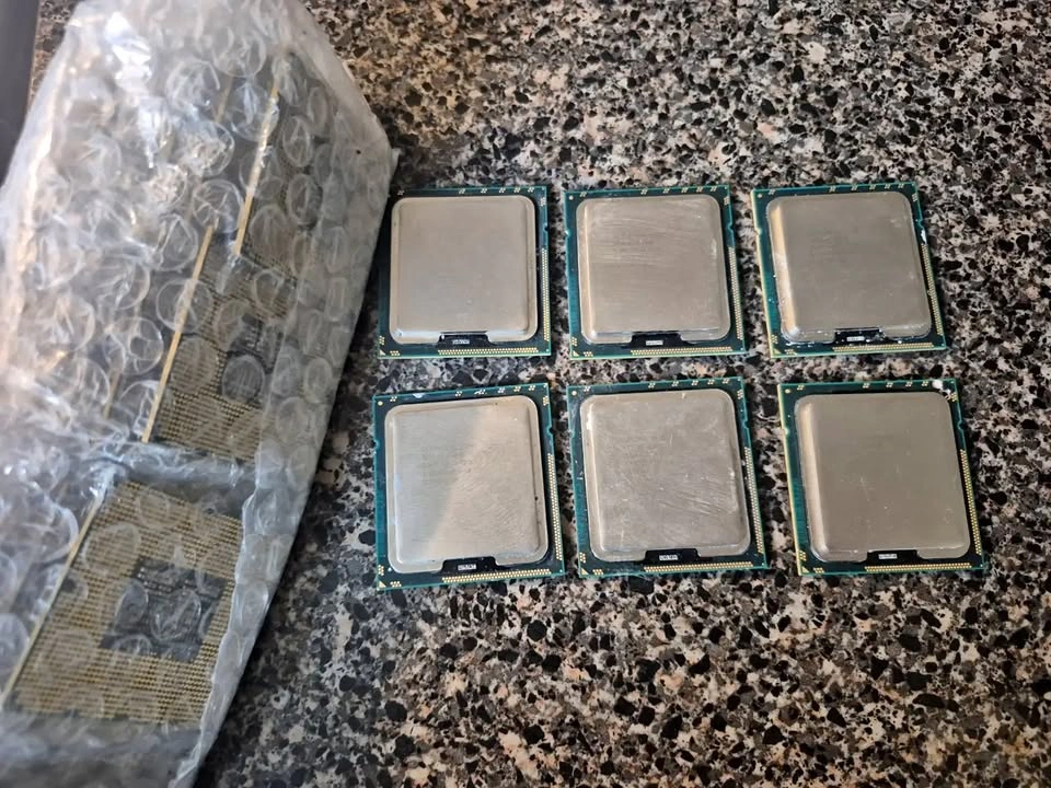 Xeon E5504 LGA 1366 CPUs Gold Scrap Recovery