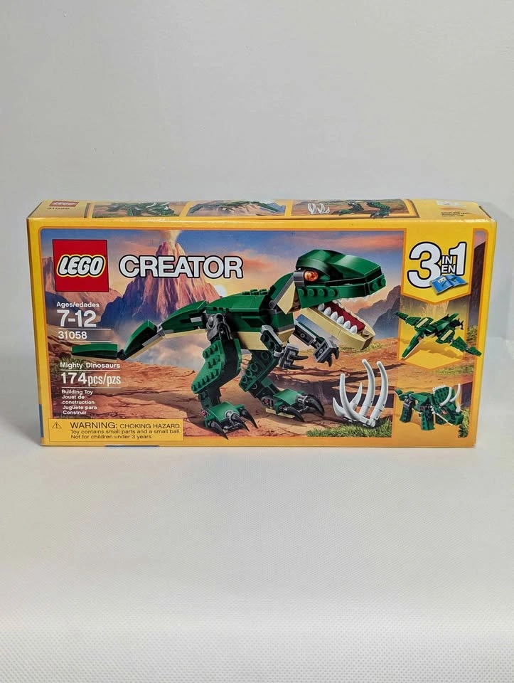 LEGO Creator 3-in-1 Mighty Dinosaurs 31058. Unopened box 2017