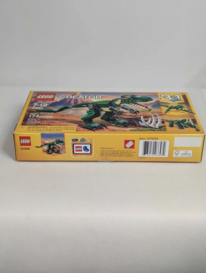 LEGO Creator 3-in-1 Mighty Dinosaurs 31058. Unopened box 2017 - photo 4